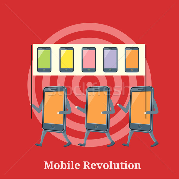 Mobile Revolution Concept Stock photo © robuart