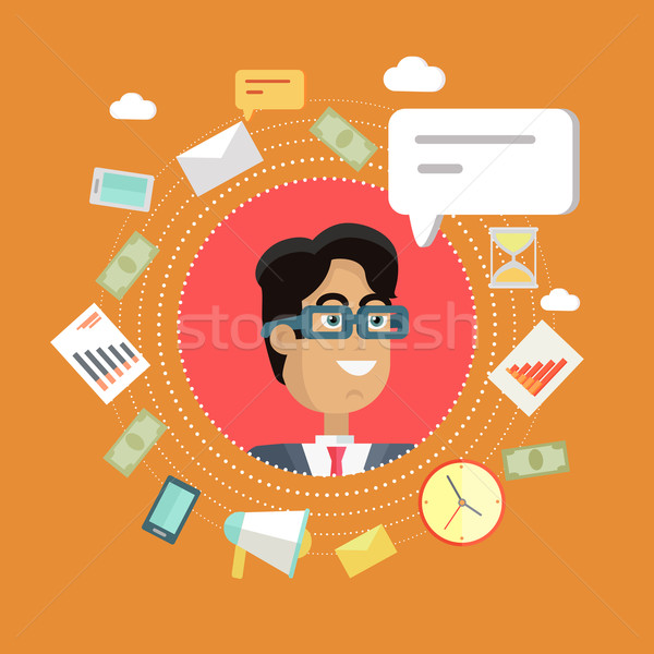 Creative Office Background Stock photo © robuart