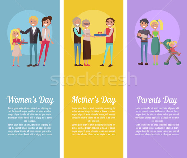 Foto d'archivio: Poster · dedicato · donna · madre · genitori · donne