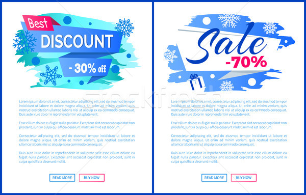Best Discount 30 Off Winter 2017 Final Sale labels Stock photo © robuart