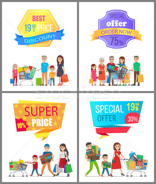 Sale Low Price Special Discount Super Choice Card Stock photo © robuart