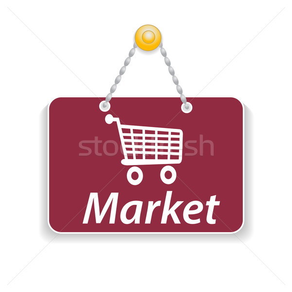 Shopping sign board Stock photo © robuart