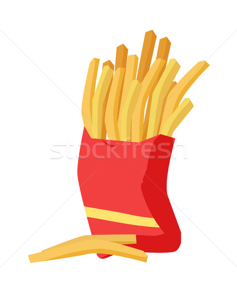 French Fries Icon Stock photo © robuart