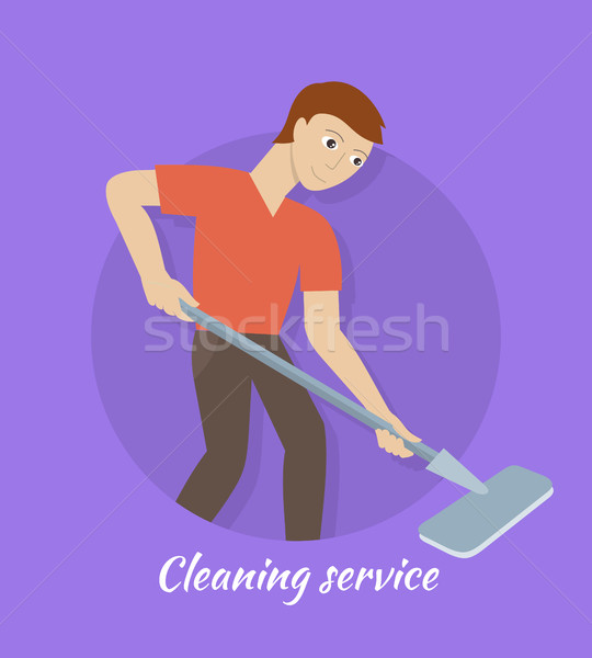 Cleaning Service Concept Vector in Flat Design Stock photo © robuart