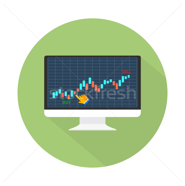 Date forex piaţă grafice citate afişa Imagine de stoc © robuart