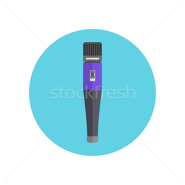 Microphone Design Flat Isolated Stock photo © robuart