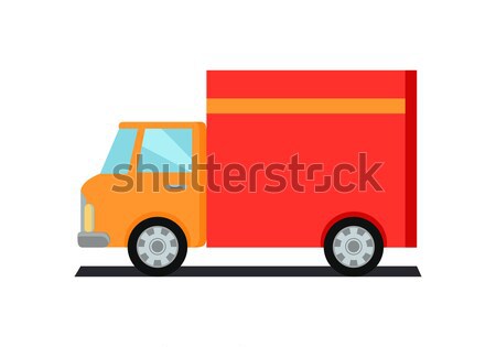 Lorry Truck Worldwide Warehouse Delivering. Stock photo © robuart