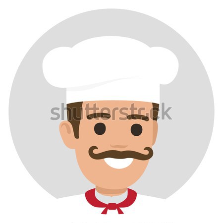 Youngster with Glasses and Backpack in Chef s Hood Stock photo © robuart