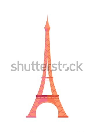 Gorgeous Eiffel Tower from Paris Made of Metal Stock photo © robuart