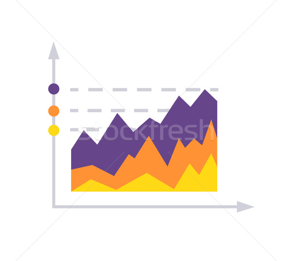 Stock fotó: Pénzügyi · növekedés · érme · tőzsde · sikeres · grafikon