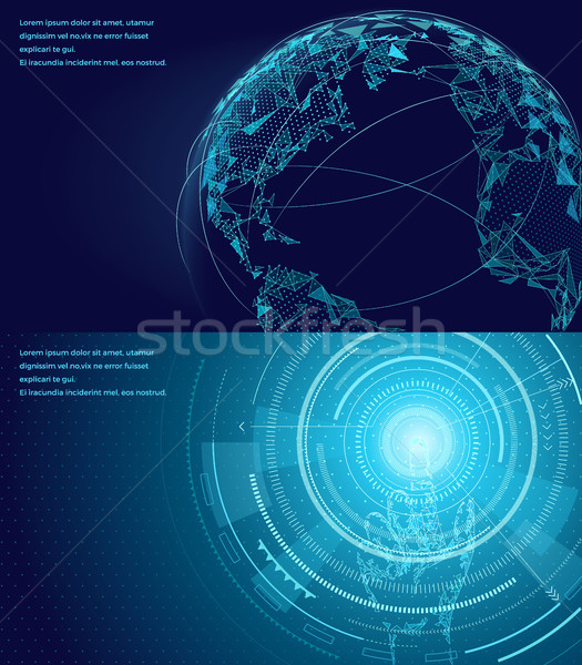 Simboluri internaţional comunicare poster crearea de reţele simbol Imagine de stoc © robuart
