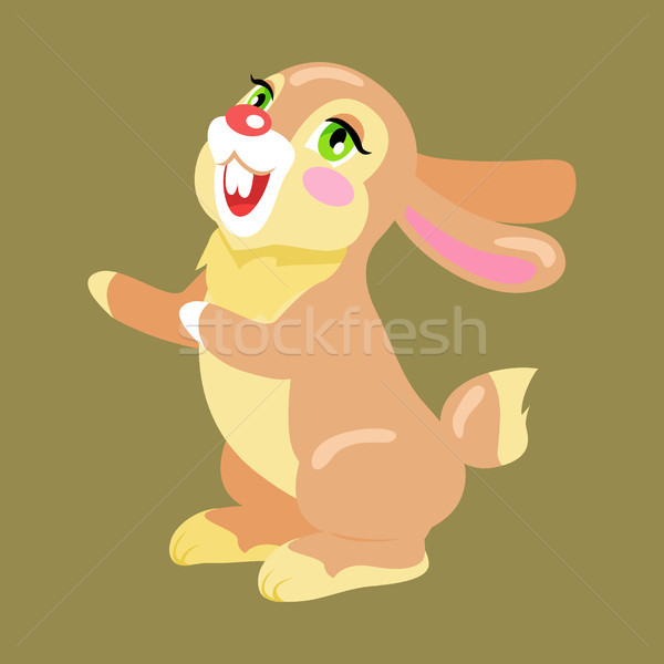 Milk Chocolate Bunny Sweetness Holiday Mascot Stock photo © robuart
