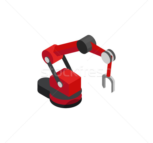 Robot maszyny magnes koniec przemysłowych wyposażenie Zdjęcia stock © robuart