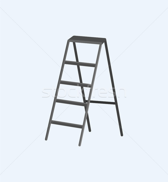 Aluminum Stepladder Self-Supporting Object Vector Stock photo © robuart
