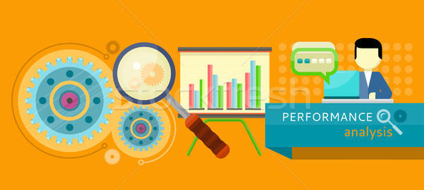 Performance analysis concept Stock photo © robuart