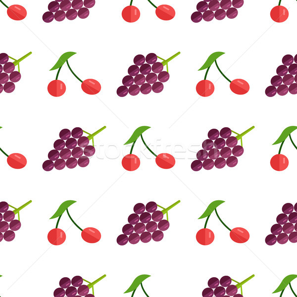 Foto stock: Vermelho · roxo · uva · ramo