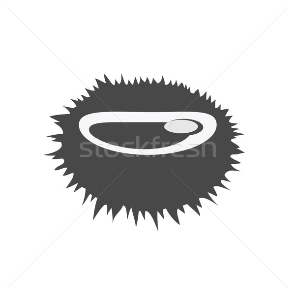 Sea Urchin Vector Flat Design Illustration Stock photo © robuart