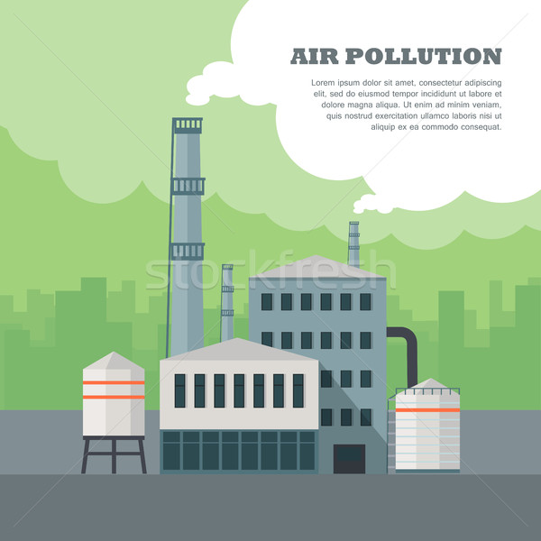Stock photo: Air Pollution Concept