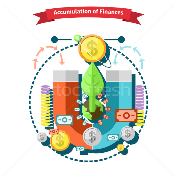 Accumulation of Finances  Stock photo © robuart
