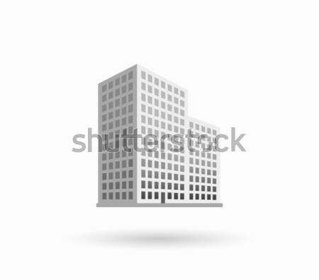 Skyscrapers House Building Icon Stock photo © robuart