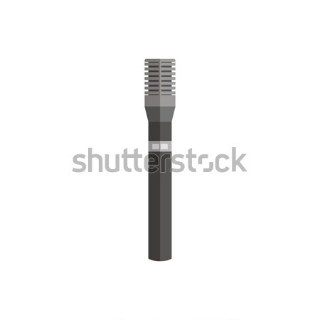 Microphone Design Flat Isolated Stock photo © robuart