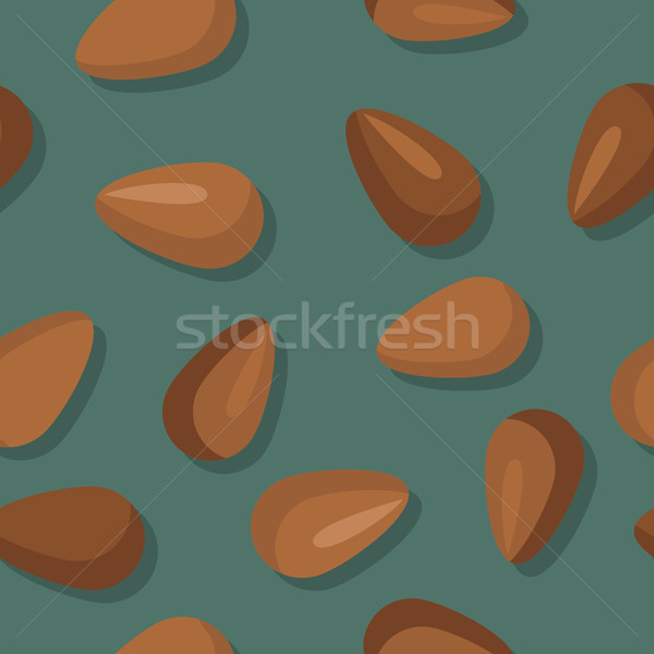 Flax Seeds Seamless Pattern Stock photo © robuart