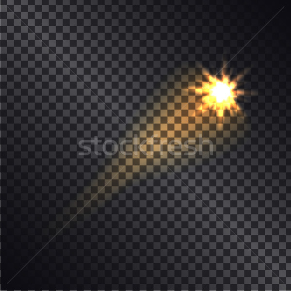 Distant Burning Star on Transparent Background Stock photo © robuart