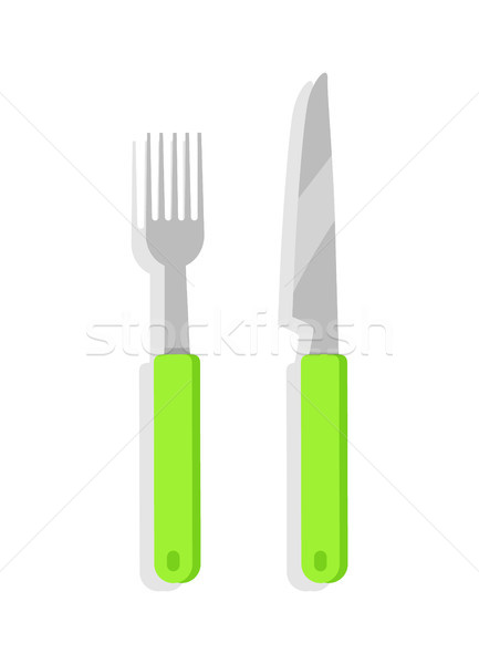 Stock photo: Kitchenware Colorful Banner, Vector Illustration