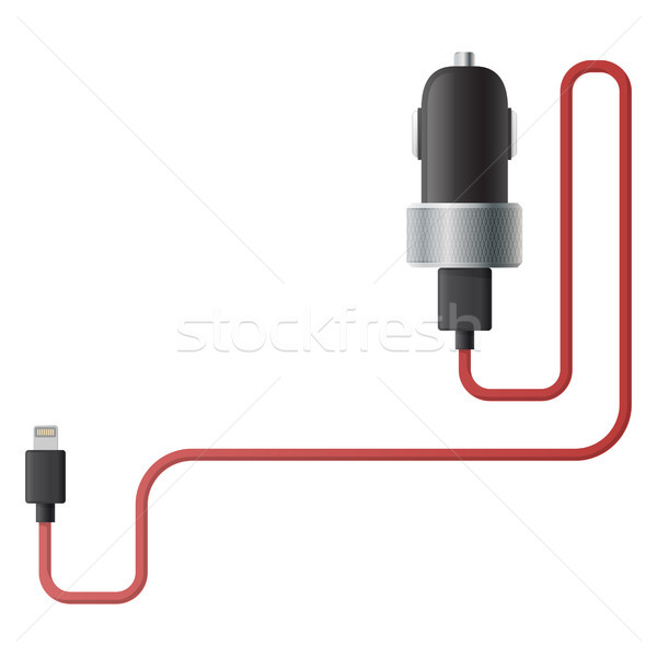 Car Charger for Smartphone Isolated Illustration Stock photo © robuart