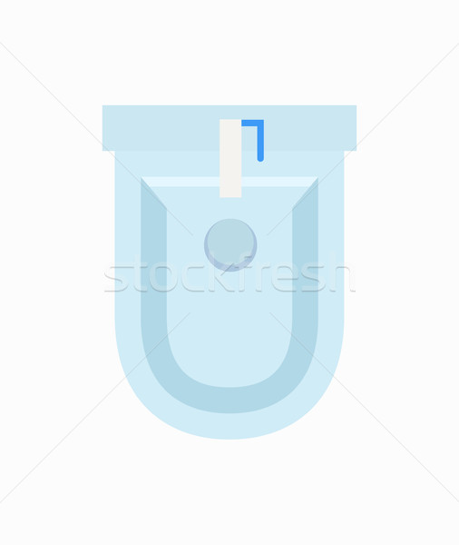 Fehér ikon kék vízcsap széles lyuk Stock fotó © robuart