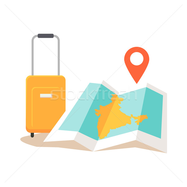 Travel India Conceptual Illustration. Stock photo © robuart