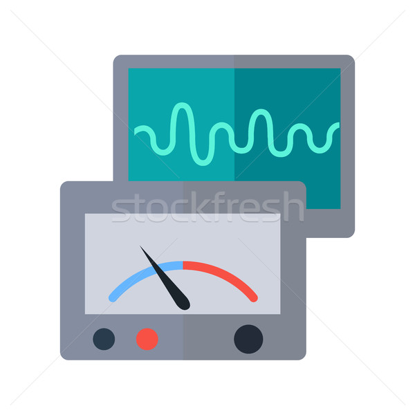 Measuring Device Vector Illustration in Flat Style Stock photo © robuart