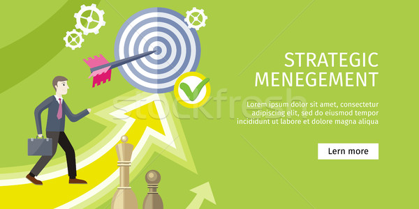 Strategic Management Concept Vector Illustration Stock photo © robuart