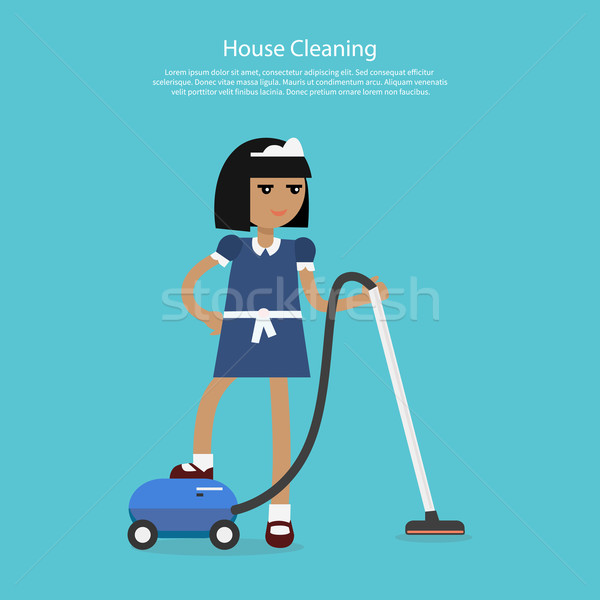 House Cleaning Template Web Page Stock photo © robuart