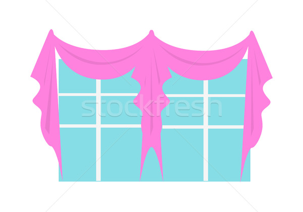 Wedding Decoration Element. Window Decorated Stock photo © robuart