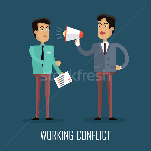 Working Conflict Concept Stock photo © robuart