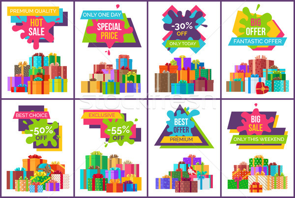 Stock photo: Hot Sale Special Price Vector Illustration Posters