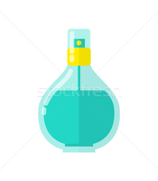 Stock photo: Aromatic Body Spray in Transparent Plastic Bottle