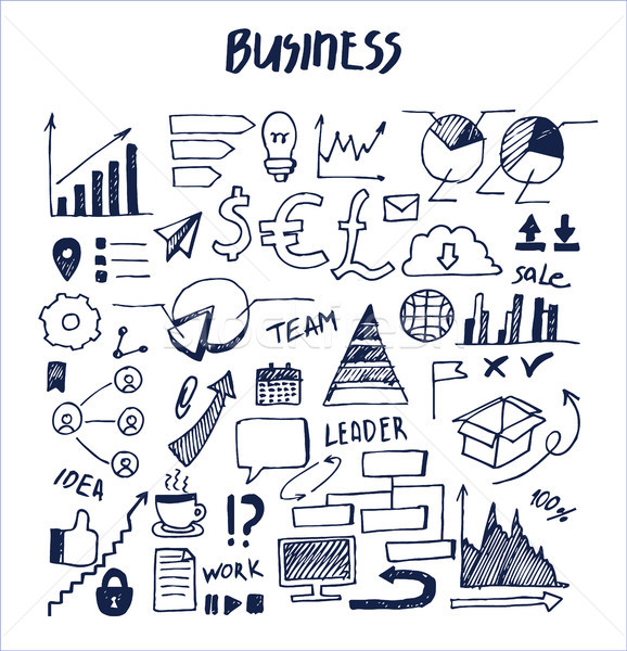 Lot of Business Templates Vector Illustration Stock photo © robuart