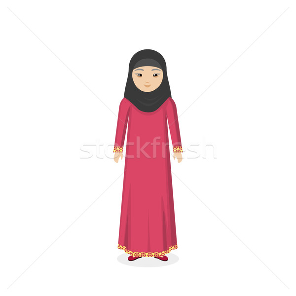 Saudi-Arabien traditionellen Kleidung Menschen arab Stock foto © robuart