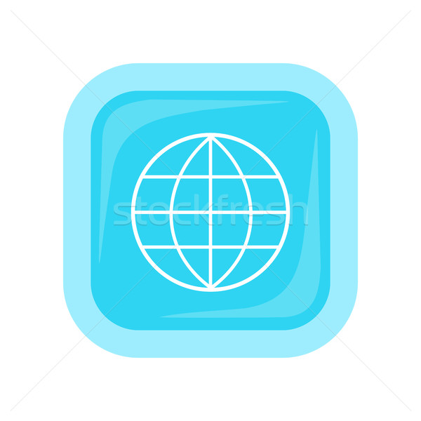 Tierra mundo emblema logo plantilla icono Foto stock © robuart