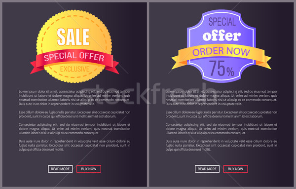 Best Product Hot Exclusive Price Web Poster Vector Stock photo © robuart