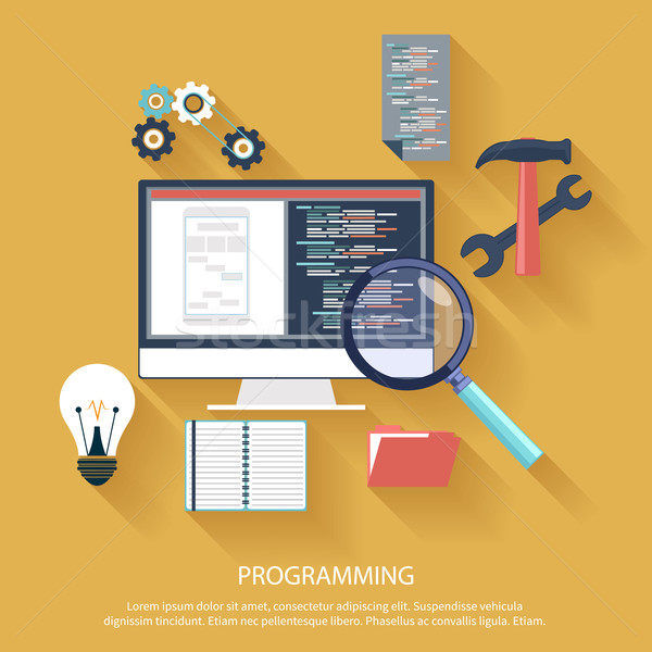 Programming concept Stock photo © robuart