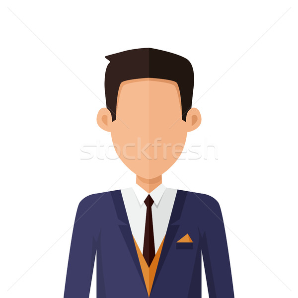 Férfi karakter avatar vektor terv stílus Stock fotó © robuart