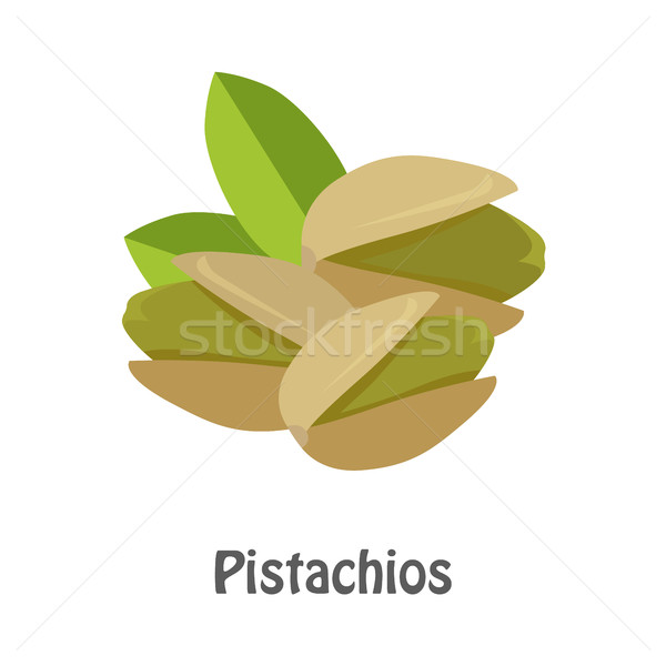 Illustration of Pistachios Nuts. Stock photo © robuart