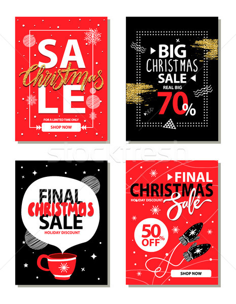 Really Big Christmas Sale Vector Illustration Stock photo © robuart