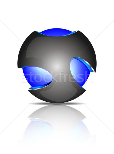 Abstract 3d sphere logos Stock photo © robuart