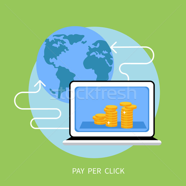 Pay per click internet advertising model Stock photo © robuart