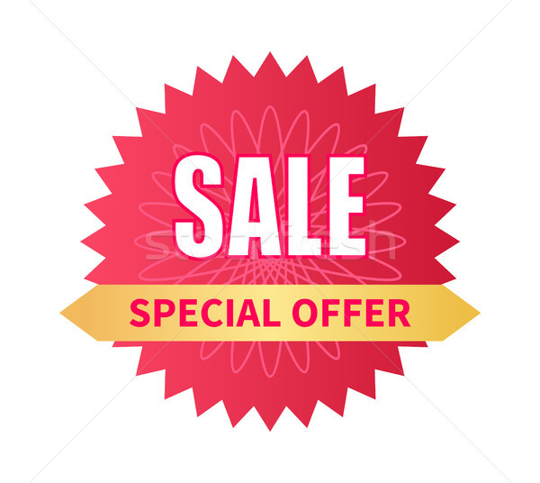 Special Offer Sale Premium Promotion Label Vector Stock photo © robuart