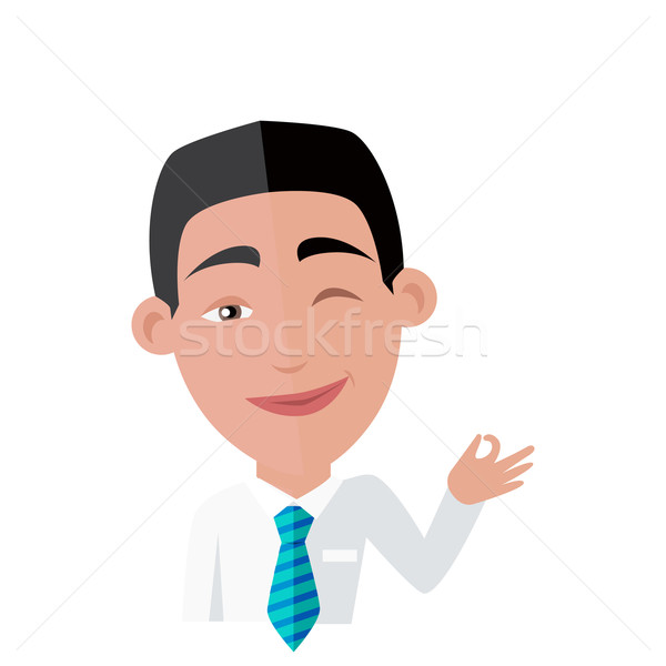 Emotion Avatar Man Happy Success Stock photo © robuart